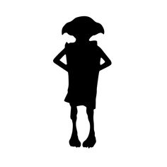 a black and white silhouette of a person with an umbrella over their head, standing in front of a white background