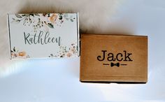 a box with the name jack written on it