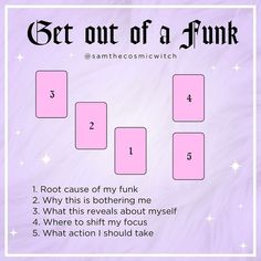 a pink card game with the words get out of a trunk on it and four squares