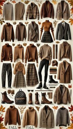 How To Style A Brown Dress, Dress With Knee High Boots, Autumn Capsule Wardrobe, Brown Clothes, Money Outfit, Capsule Wardrobe Outfits, Jackets Denim, Cozy Winter Outfits