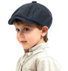 PRICES MAY VARY. Classic retro newsboy hats: Classic look with herringbone pattern fabric, 8 panels and the top is designed with a button and a flat brim, stylish and graceful, providing different options for your child to match their outfits, Let your little one more lovely. Good Quanlity: The Kids vintage Newsboy cap is made of 20%wool, 80%polyester; Fully lined; Cotton sweat band;breathable and soft fabric made this hat can be worn in full seasons and occasions. Size: The hat circumference is Hats Classic, Boys Hat, Tweed Hat, Cabbie Hat, Sweat Band, Boy Hat, News Boy Hat, Newsboy Cap, Baby Head