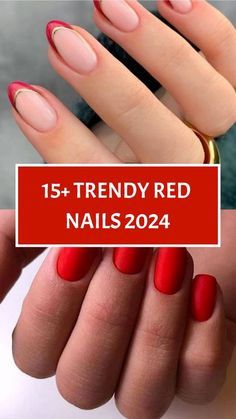 Fail Nails 2024, Red Nails Glitter, Festive Nail Designs, Chic Nail Designs, Nagellack Trends, Red Nail Art, Red Manicure, Seasonal Nails, Red Nail Designs