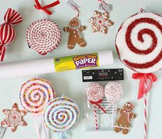 some candy and candies on a table