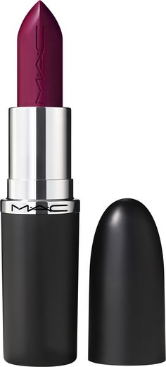 M·a·cximal Sleep Satin Lipstick är MACs ikoniska läppstift som har maxats för att ge läpparna MER med en Sleek Satin finish och en vårdande formula som ser rikare ut, känns krämigare, glider på smidigare och återfuktar läpparna i åtta timmar. Få MER FÄRG med täckande, pigmentrik effekt i ett Artist-godkänt sortiment av 34 personlighetsfyllda nyanser. Få MER KOMFORT med en balsamliknande blandning av vårdande ingredienser, inklusive granatäppleblomsextrakt för att återfukta läpparna och kameliafrö- och nyponoljor för att vårda. Få MER ELEGANS med denna oemotståndliga rad av noggrant framtagna färger som ger ett perfekt polerat utseende på läpparna. Få MER STIL med denna multifunktionella formula som ger en sömlös, monokromatisk glans på kinderna. Få ett MER LYXIGT utseende med en högblank f Satin Lipstick, Satin Finish, Mac, Sleek, Satin, Makeup, Make Up