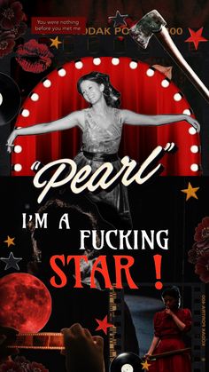 Pearl The Movie, Pearl Movie Wallpaper, Slasher Wallpaper, Blood Red Wallpaper, A24 Wallpaper, Horror Movies Wallpaper, Wallpaper Cinema, Pearl A24