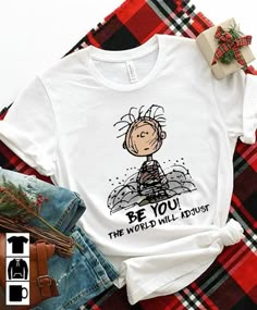 Pig pen be you the world will adjust snoopy fan Tshirt Hoodie Sweater Easy 30 day return policy Pig Pen, Cute Shirt Designs, Outfit Summer, Shopping Trip, Outfit Idea, Hoodie Sweater, Digital Products, Cute Shirts, Long Sleeve Sweatshirts