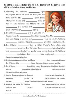 the worksheet for reading and writing with pictures on it, including an image of a