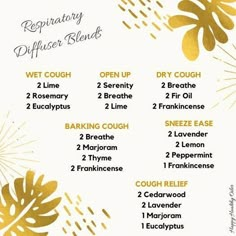 Diffuser Blends For Congestion, Deodorizing Essential Oil Blends, Sickness Essential Oil Blend, Headache Essential Oil Blend, Cough Diffuser Blend, Essential Oil Blends For Congestion, Diffuser Blends For Chest Congestion, Essential Oil Diffuser For Cough, Doterra Sick Diffuser Blend