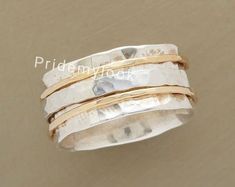 Partner Rings, Gold Slides, Family Jewels, Girly Stuff, Hammered Silver, Bling Bling, Ring Verlobung, Jewelry Inspiration