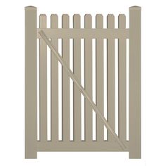 a close up of a wooden gate on a white background