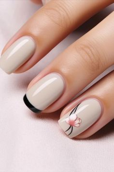 Simple Gel Nail Designs Spring, Milky French Nails, Harry Potter Nail Art, Be A Millionaire, Beauty Hacks Nails, Romantic Nails, Diy Acrylic Nails, Plaid Nails