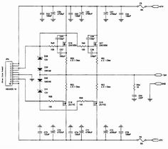 an electronic circuit diagram showing the components