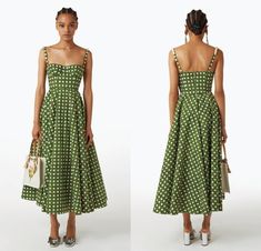 Green Outfits, Fashion Top Outfits, Chic Skirts, Future Wardrobe, Custom Clothing, Looks Vintage, Chic Dress, Fancy Dresses