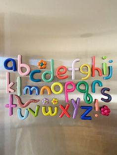 the letters and numbers are made out of plastic