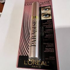 Lash Paradise Washable Mascara New And In The Original Packaging. 4.1 Out Of 5 Stars. Read Reviews For Average Rating Value Is 4.1 Of 5. Read 1612 Reviews Same Page Link. 4.1 A Long Wear, Volumizing And Lengthening Mascara That’s Clump-Resistant, Smudge-Resistant, Fragrance-Free And Suitable For Sensitive Eyes. L’oréal Mascara, Telescopic Mascara L’oréal, Loreal Lash Paradise Mascara, L’oreal Lash Paradise Mascara, L'oreal Paris Voluminous Mascara, Lash Paradise, Lengthening Mascara, Sensitive Eyes, Lashes Makeup