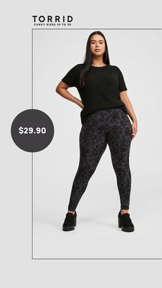 Fit Best Stretches, Best Leggings, Plus Size Leggings, Matches Fashion, Jersey Knit Fabric, Going To The Gym, Lilo And Stitch, Black Leggings, Love It