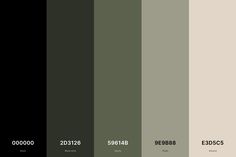 the color scheme for an interior paint palette