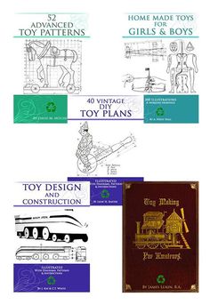 four books about toy design and construction