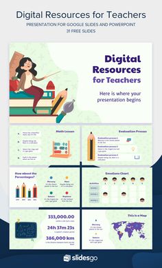 the digital resources for teachers info sheet