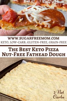 the best keto pizza nut - free fathead dough