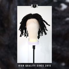 I have prepared a lace front wig with short synthetic dreadlocks for you. I tried to repair them in such a way that they would be natural, light and durable, I have the impression that you like the end result :) I am open to custom orders that do not charge additional fees. Tell me what color you want me to make a wig for you! Below are all the parameters of the wig: * Made from the highest quality 100% kanekalon synthetic hair * Handmade with attention to detail, dreadlocks created by hand usin Make A Wig, Dreadlock Wig, Synthetic Dreadlocks, Wig Short, Wig Making, Be Natural, Lace Front Wig, Natural Look, Shades Of Black