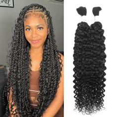 PRICES MAY VARY. Length and weight :The length braiding human hair is from 14’’ to 28’’, and the weight is 100g per pack. One pack has 2 bundle braids. If you like full head braids, we recommend you purchase 2-3 packs. Hair Quality:Bulk Human Hair for Micro Braiding Hair is made with 100% Raw and Unprocessed Human Hair, All the cuticles intact and aligned in the same direction. Hair Material:The human hair for braiding is made of 100% unprocessed 10A Brazilian virgin human hair, Natural and heal Full Head Braids, Head Braids, Head Braid, Human Hair For Braiding, 2 Braids, Black Hair Dye, Black Heads, Deep Wave Hairstyles, Pretty Braided Hairstyles