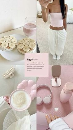 Pink Productive Aesthetic, Healthy Pink Aesthetic, Pink Cleaning Aesthetic, It Girl Inspiration, Wellness Girly Aesthetic, Clean Girl Mindset, That Girl Inspiration, Lifestyle Goals Inspiration