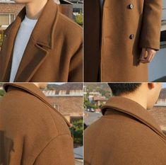 Stay warm and stylish with our Woolen Korean Long Coat. Made with a blend of cotton and polyester, it's perfect for the colder months. Keep cozy and fashionable with this versatile coat. Benefits: Comfort & Warm Gender: Men Season: Autumn/Winter Material: Polyester 70%, Cotton 30% Please check the size chart carefully before placing the order FOR MORE INFORMATION PLEASE CONTACT: antonioclothingstore@gmail.com FREE SHIPPING WORLDWIDE ON ALL ORDERS 14 DAYS RETURN AND FULL REFUND Winter Korean Fashion, Mens Business Casual, Long Coat Men, Mens Business, Elegant Pant, Long Overcoat, Monk Strap Shoes, Trench Coat Men, Mens Winter Coat