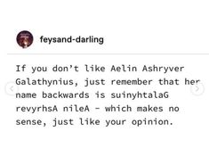 the tweet is asking if you don't like altin ashyrr