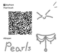 the qr code is shown in black and white