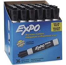 expo dry erase markers in display box