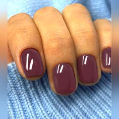 New 24 Piece Red Raspberry Short Square Glossy False Nails W/File And Adhesive Gel Tabs Included In The Box Short Nail Filing, Opi Wine Gel Polish Colors, Opi Fall 2022 Collection Gel, Short Squoval Nails Design Fall, Solid Color Nails, Her Nails, Upgrade Your Look, Summer Nails Colors, Neutral Nails