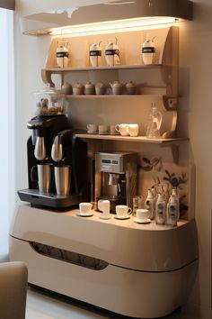 coffee bar kitchen inspo home decor modern design house design home interior design kitchen interior small kitchen ideas kitchen ideas kitchen decorating ideas Caffe Corner, Corner Coffee Bar Ideas, Corner Coffee Bar, Pinterest Kitchen, India Home Decor, Bar Inspiration, Home Coffee Bar