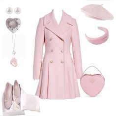 Pink Vintage Outfits Classy, Coquette Princess Outfit, Pink Designer Outfits, Classy Outfits Pink, Pink Fancy Outfits, Pink Professional Outfit, Pink Old Money Outfit, Royal Outfits Aesthetic, Preppy Style Spring