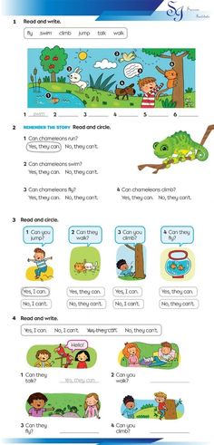 an english worksheet with pictures and words