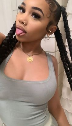 Desired Appearance, Pretty Braided Hairstyles, Dope Hairstyles, Baddie Hairstyles, Selfie Ideas, Box Braids Hairstyles, Future Life, Pretty Selfies, Black Girls Hairstyles