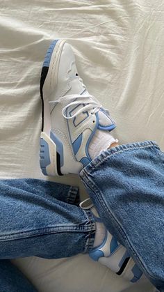 Trendy New Balance Sneakers 550, Aesthetic New Balance 550, Aesthetic Shoes Sneakers, Shoes Sneakers Aesthetic, Nike Light Blue Sneakers For Streetwear, White And Blue New Balance Shoes, New Balance Blue Sneakers For Streetwear, Sneakers Aesthetic, Aesthetic Sneakers