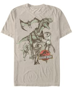 The dinosaurs cannot wait to eat you. I mean meet you Grab these graphic tees while you still can. Retro Dinosaur, Plus Size Designers, Plus Size Shopping, Short Sleeve T Shirt, Jurassic Park, Dream Clothes, Tshirts Online, Boot Shoes Women, Dinosaurs