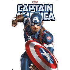 the cover to captain america is shown