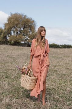 Dolman Sleeve Maxi Dress, Ginger Dress, Solid Maxi Dress, Day To Night Dresses, The Melody, Dusty Rose Dress, Dress Dusty, Plus Size Maxi Dresses, Midi Dress With Sleeves