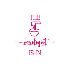 the 5 waxflongist is in hand lettering on a white background with pink ink