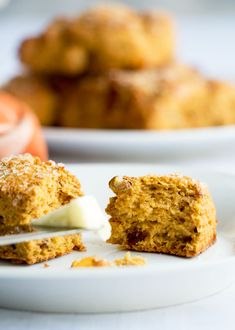 Pecan Pumpkin Scones – Art of Natural Living Healthy Scones, Pecan Pumpkin, Cherry Scones, Scones Easy, Pumpkin Scones, Ginger Nut, Cinnamon Chips, Candied Ginger, Pumpkin Pecan