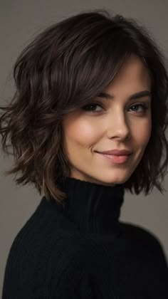 Short and Sassy: 15 Haircut Ideas for the Brave of Heart! - Inspire Inlet Medium Length Bob Haircut With Bangs, Short Haircuts For Women For Round Face, Short Feminine Haircut Round Face, Women Medium Haircut, Rounded Bob Haircut, Short Hair With Bangs For Round Faces, Short Hair Chubby Face, Hair For Round Face, Short Hairstyle Women Round Face