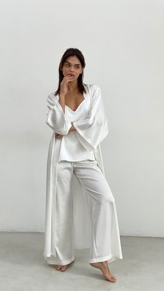 This Womens Pajama Sets item by MonaDrakona has 1582 favorites from Etsy shoppers. Ships from Ukraine. Listed on Apr 28, 2024 Pijama Satin, Silk Pajamas Set, Pajamas Aesthetic, Pijamas Women, Robe Silk, Bridal Pajamas, White Pajamas, Silk Pajama Set, Silk Robe