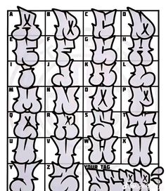 Drawing Graffiti Letters Style, Tag Add Ons Graffiti, Graffiti Art Letters Alphabet, Graffiti Style Art Ideas, Graffiti Background Ideas, Tagging Drawing, Graffiti Block Letters, Graffiti Outline