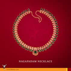 Nagapadam Necklace, Bhima Jewellers, Dressing Ideas, Traditional Jewellery, Bridal Jewelry Collection, Wedding Jewellery Collection, Bridal Gold Jewellery Designs