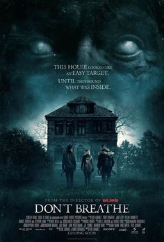 the movie poster for no respires with three people standing in front of an old house