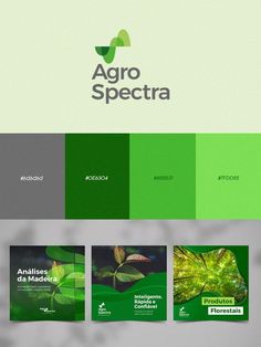 brochure design for agro spectra, an eco - friendly business card