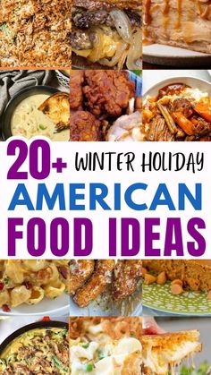 20 winter holiday american food ideas that are easy to make, delicious and nutritious