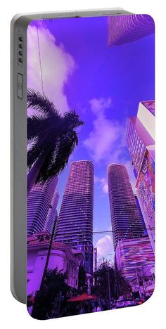 Miami Skyline Portable Battery Charger Miami Skyline, Miami